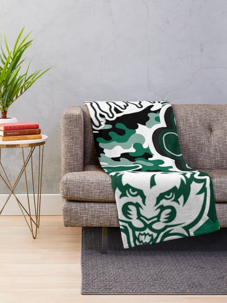 Alternate view of Binghamton University Throw Blanket