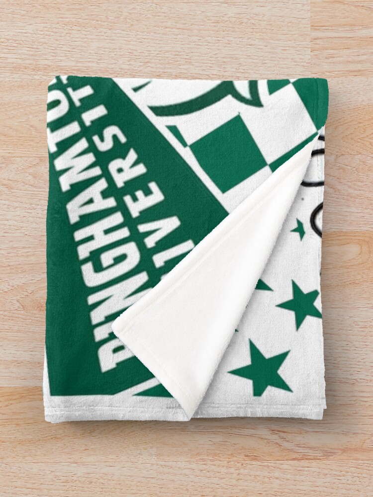Alternate view of Binghamton University Throw Blanket