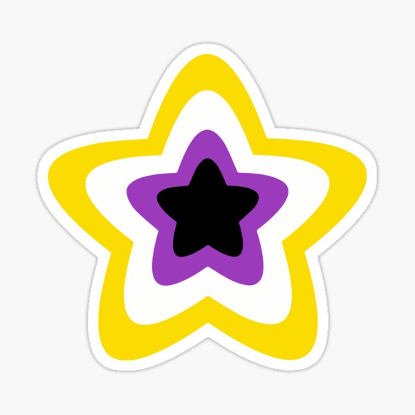 Non-Binary Pride Star Sticker