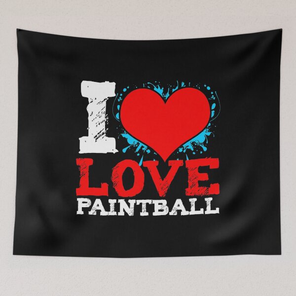 Item preview, Paintball Player I Love Paintball Airsoft Gift designed and sold by haselshirt.