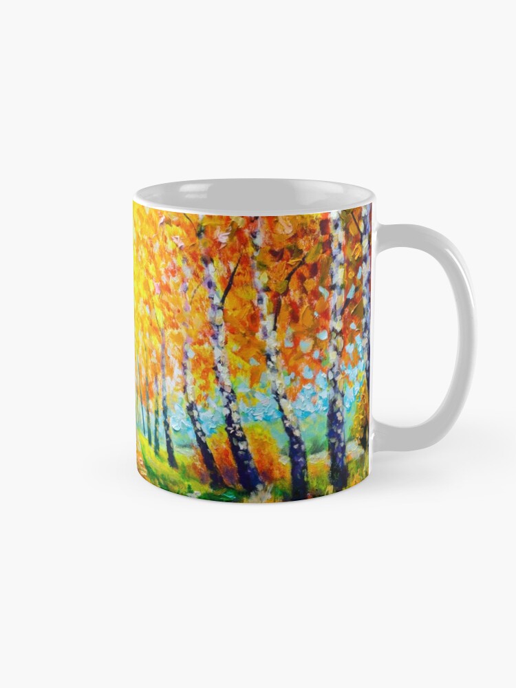 Acrylic paint mug painting:Acrylic coffee cup painting&painting