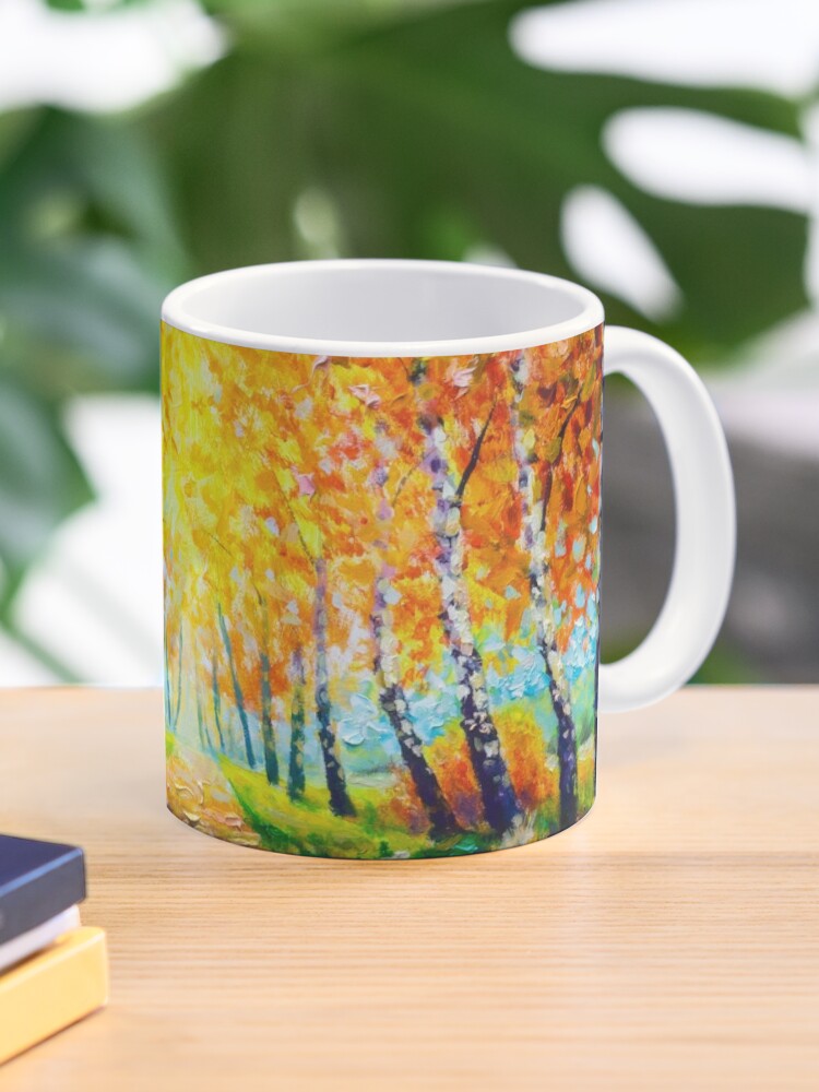 Acrylic paint mug painting:Acrylic coffee cup painting&painting