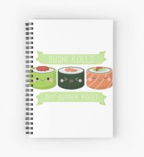 Sushi Rollen nicht Gender Rollen Spiralblock