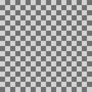 White and Gray Checkerboard | Art Board Print