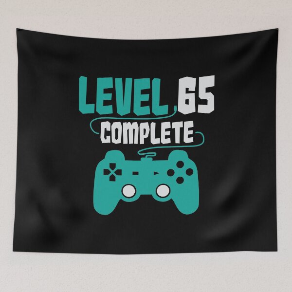 Item preview, Gamer Shirt Level 65 Complete Gaming Birthday Gift Tee designed and sold by haselshirt.