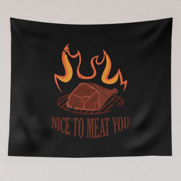 Artikelvorschau, Grill BBQ Meat You BBQ Lover entworfen und verkauft von haselshirt.