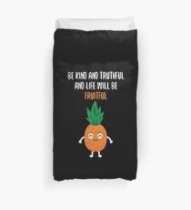 Pineapple Shirt Be Kind And Truthful Pineapple Gift Tee Bettbezug