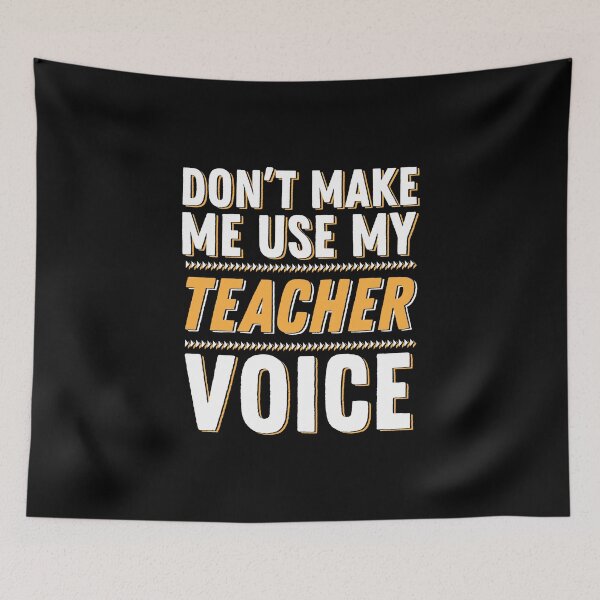 Item preview, Teacher Teacher's Day Teacher Voice Teacher's Gift designed and sold by haselshirt.
