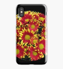 Fiery Orange and Yellow Dahlias iPhone Case