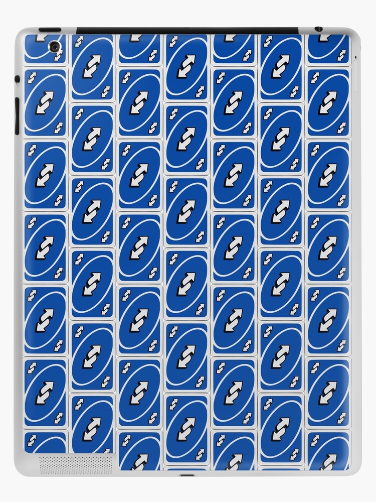 Blue Uno Reverse Card