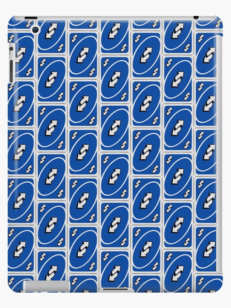 Blue Uno Reverse Card