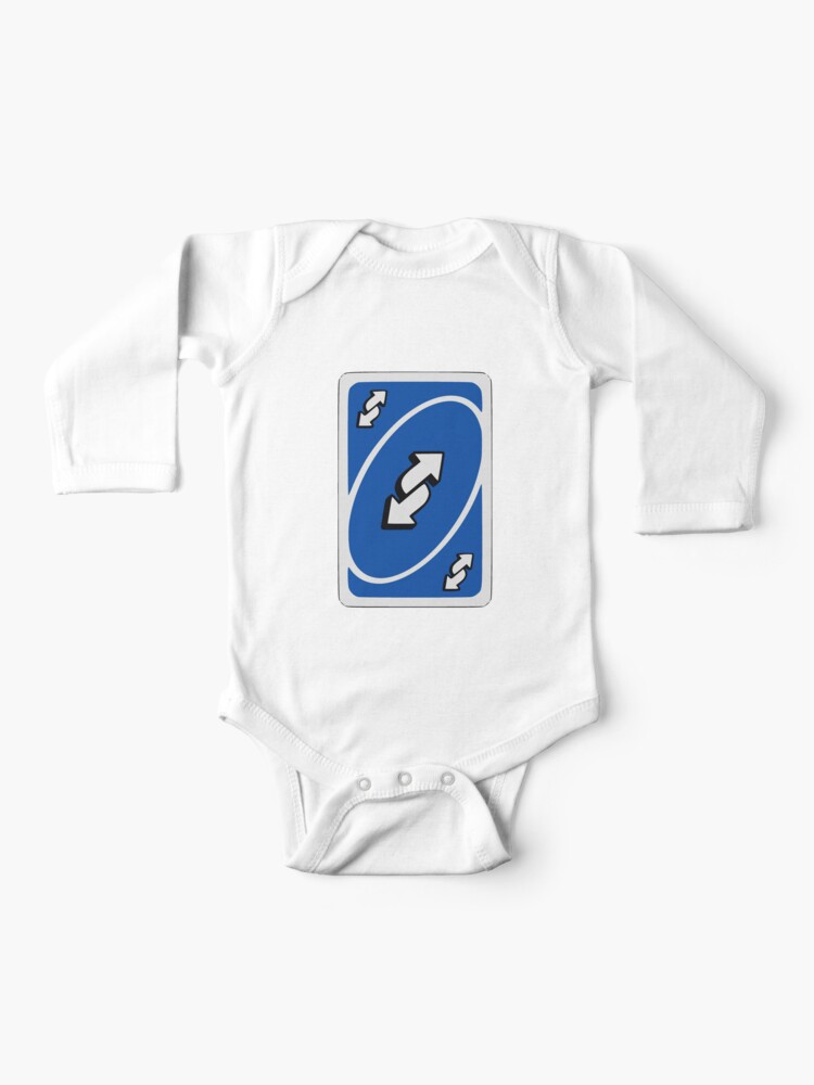Blue Uno Reverse Card Baby One-Piece for Sale by SnotDesigns