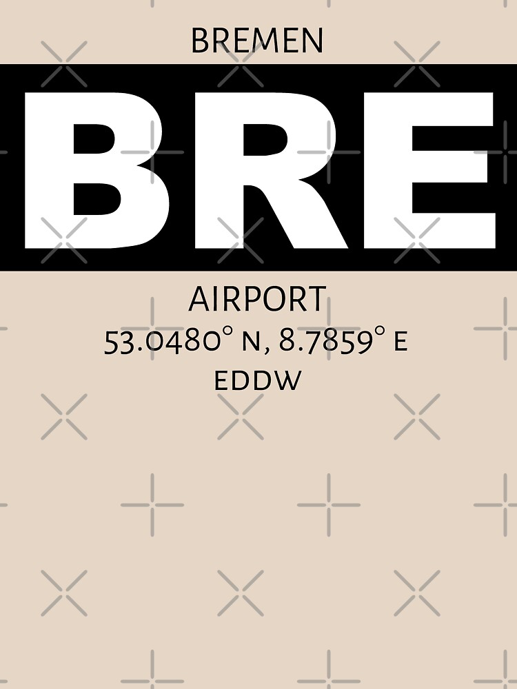 Thumbnail 7 of 7, Classic T-Shirt, Bremen Airport BRE designed and sold by AvGeekCentral.