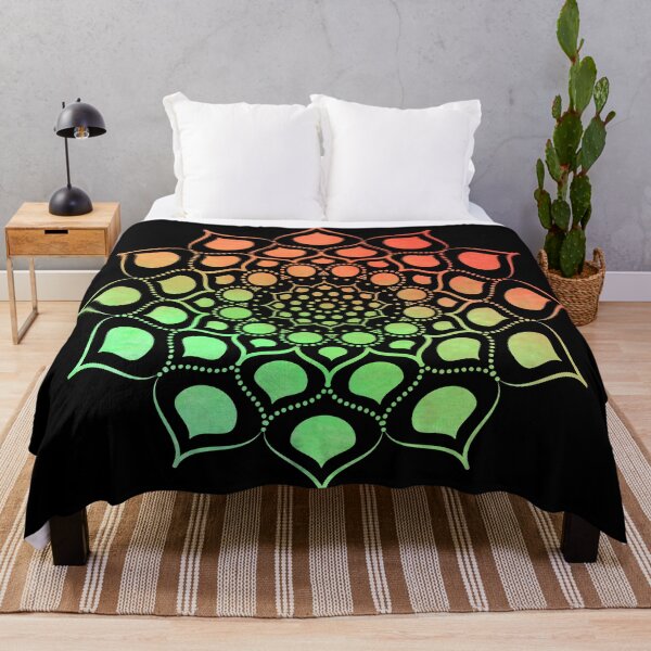 Item preview, Mandala #3 - Red Orange Green Gradient designed and sold by Hannah Jyrinoja.