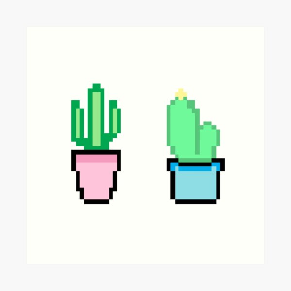 Free: Cute Soft Kawaii Tumblr Pastel Pixelart Pixel Cactus - Cute