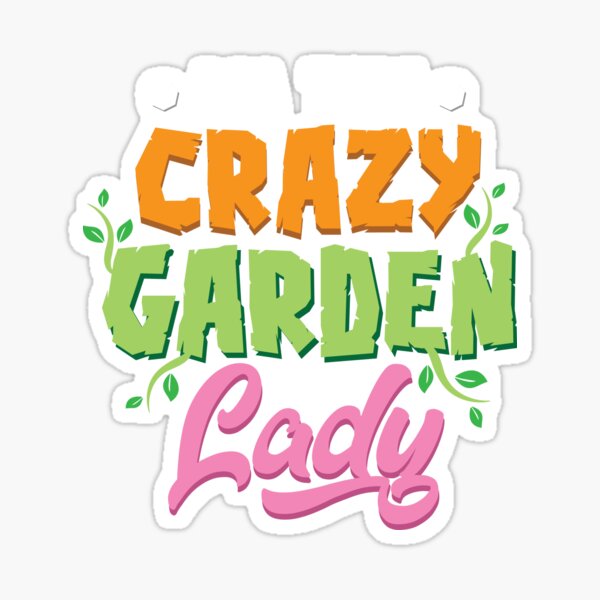Item preview, Garden Gardener Gardening Nature CRAZY GARDEN Lady designed and sold by haselshirt.