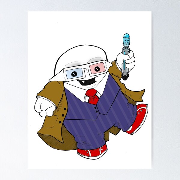 Item preview, Adipose as the 10th Doctor designed and sold by kimchizerbe.