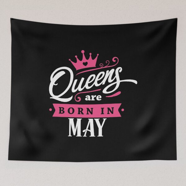 Item preview, Queens Are Born In May Birthday Gift Idea designed and sold by haselshirt.