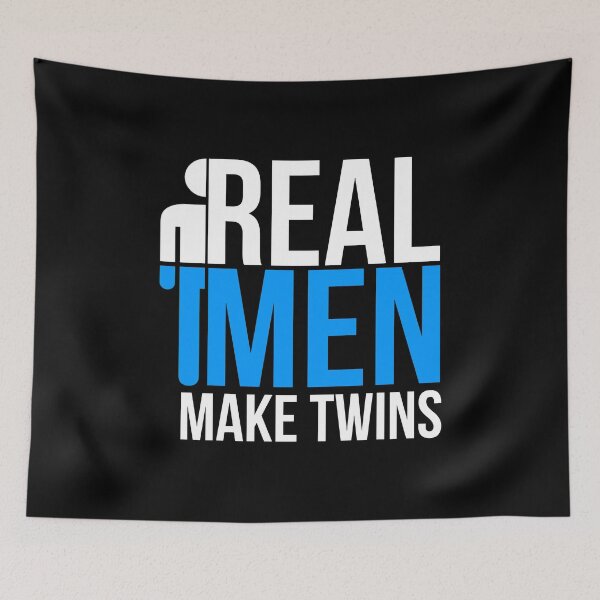 Artikelvorschau, Dad Shirt Real Men Make Twins Father's Day Gift Tee entworfen und verkauft von haselshirt.