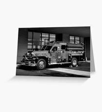 Fireman's Antique Greeting Card