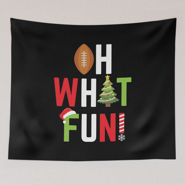 Item preview, American Football Oh What Fun Holiday Christmas Xmas Gift designed and sold by haselshirt.