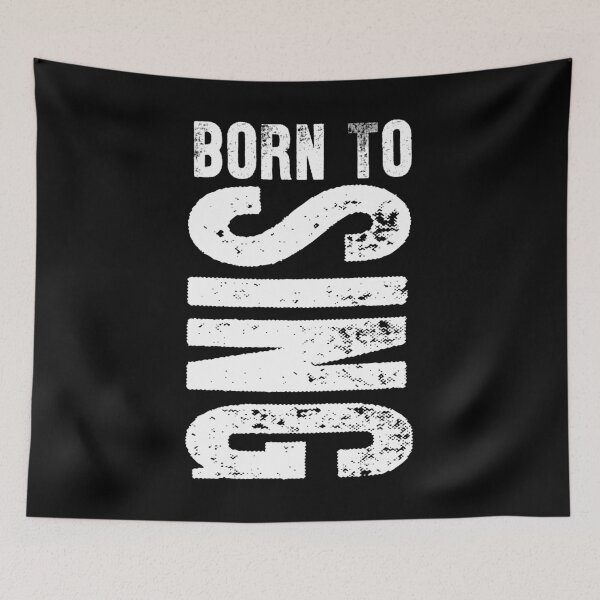 Item preview, Born To Sing Singing Hobby Lover Gift Idea designed and sold by haselshirt.