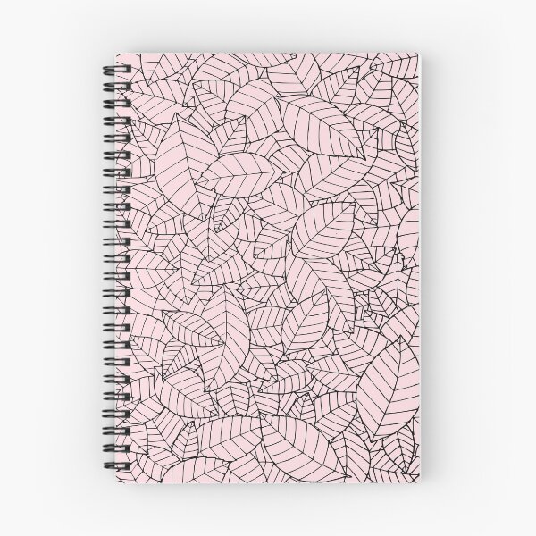 Item preview, Hand drawn leaves pattern b&w designed and sold by mangulica.