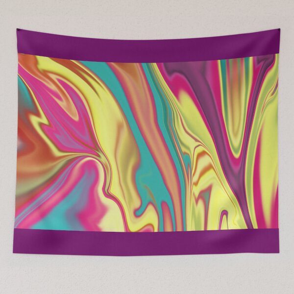 Item preview, Multi-colored waves  designed and sold by fuzzyfox.