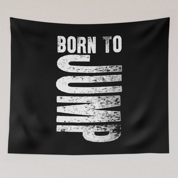 Item preview, Born To Jump Jumping Hobby Lover Gift Idea designed and sold by haselshirt.