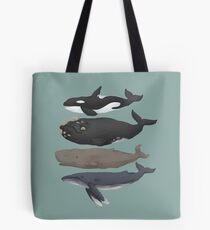 Whale Chart Tote Bag