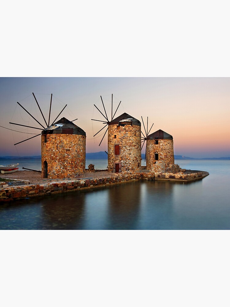 Old windmills of Chios island by Cretense72