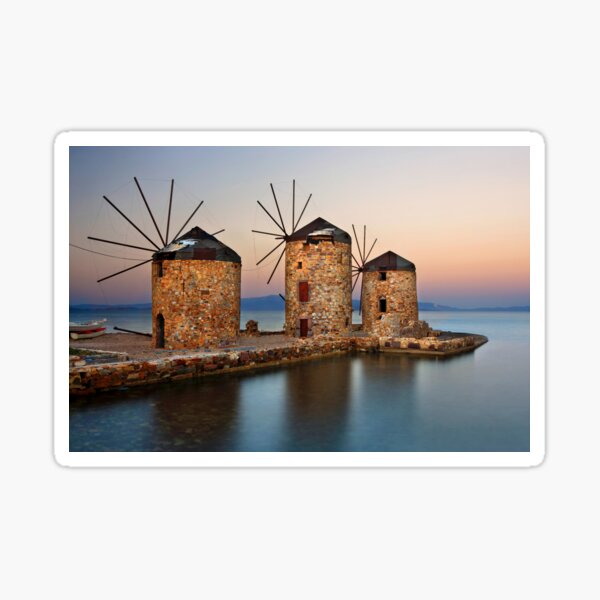 Artikel-Vorschau von  verlassene Windmühlen in der Stadt Chios, designt und verkauft von Cretense72.