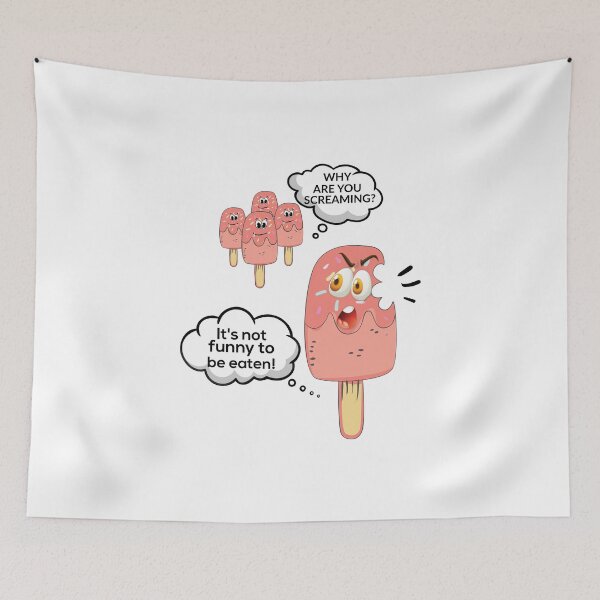 Item preview, It's not funny to eat tea. Funny ice cream! designed and sold by Peter Azeez.