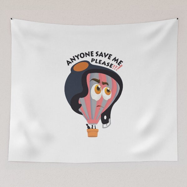 Item preview, Funny air balloon tea. Save me please. designed and sold by Peter Azeez.