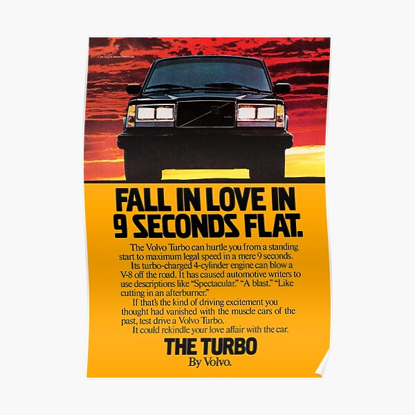 240 TURBO ADVERT Poster