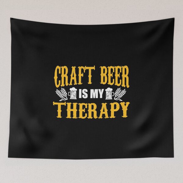 Item preview, Craft Beer Is Therapy Hoppy Brew IPA Gift Idea designed and sold by haselshirt.