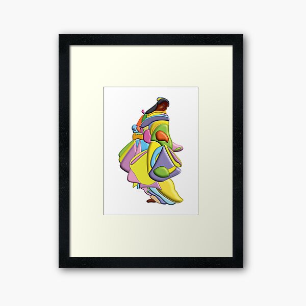 Chocolate Geisha Framed Art Print