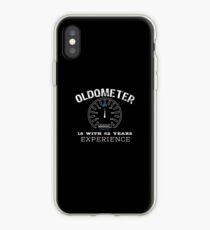 Top Funny Oldometer 80th Birthday Gift Design for Men iPhone Case