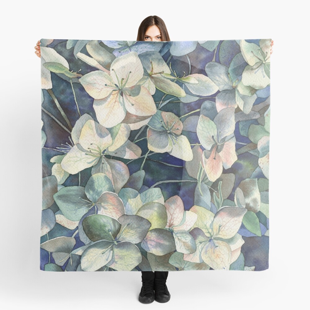 Summer hydrangea Scarf