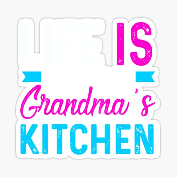 Grandmas Kitchen Sign, Grannys Kitchen Rules Quote Print, Black and White  Kitchen Chalkboard Wall Art, Kitchen Decor Granny Gift, 