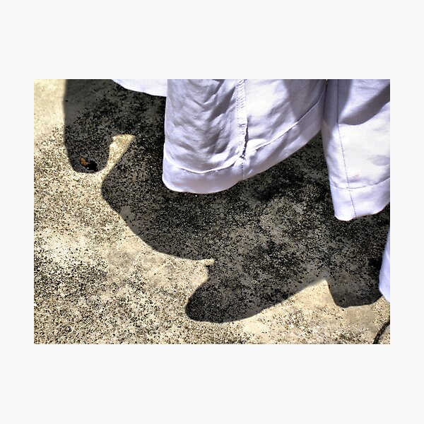 SHIRT-SHADOW-CONCRETE Photographic Print