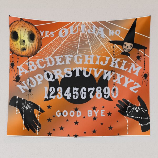 Item preview, Ouija Art Collection, Halloween Theme (Light Grey Text) designed and sold by Grimdol Fair.