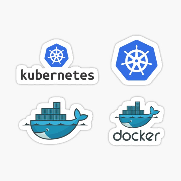 docker & kubernetes set Sticker