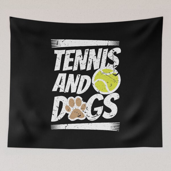 Item preview, Tennis Sport Lover Tennis and Dogs Birthday Gift Idea designed and sold by haselshirt.