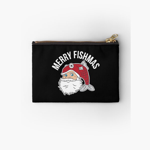 Item preview, Funny Christmas Xmas Fishing Santa Holiday Gift Idea designed and sold by haselshirt.