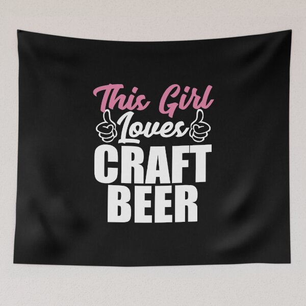 Item preview, This Girl Loves Craft Beer Hoppy IPA Gift Idea designed and sold by haselshirt.