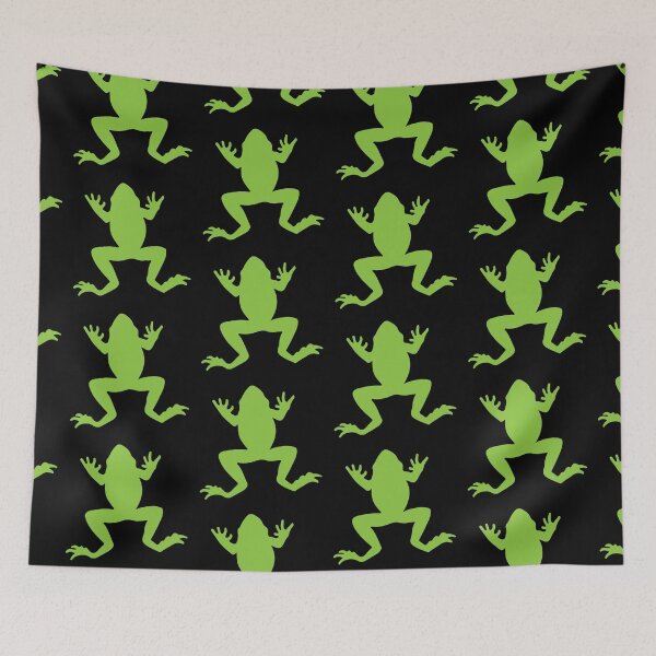 Item preview, climbing tree frog in green designed and sold by thetypographer.