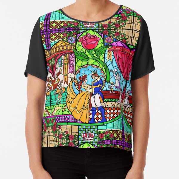 Patterns of the Stained Glass Window Chiffon Top