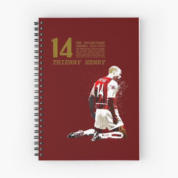 Item preview, Thierry henry / new on dark red designed and sold by designwowow.