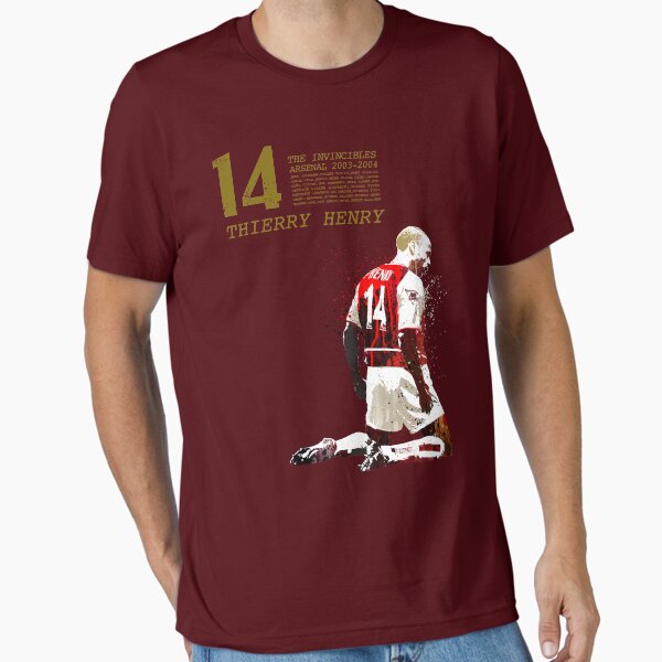 Item preview, Thierry henry / new on dark red designed and sold by designwowow.